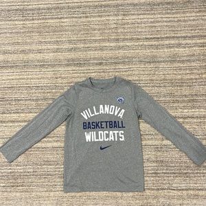 Nike Official Villanova Basketball Gear Youth Medium Charcoal